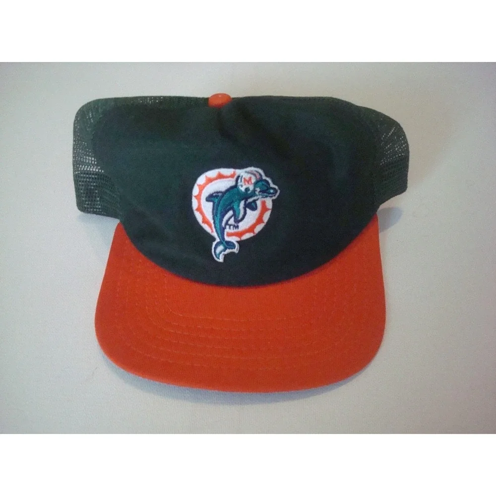 MIAMI DOLPHINS 80S NEW ERA SNAPBACK  BEACH 00S Y2K  HAT CAP VINTAGE  S2